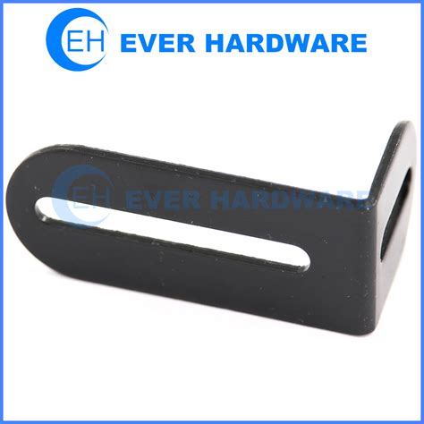 metal bracket half circle slider|slotted corner machine brackets.